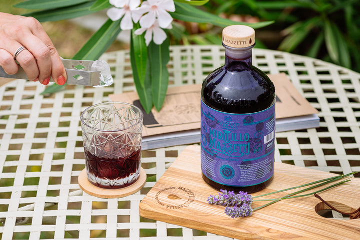 MIRTILLO - Liqueur italienne de myrtilles avec de la grappa