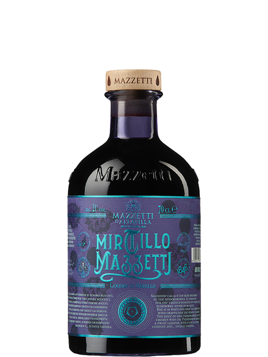 MIRTILLO - Liqueur italienne de myrtilles avec de la grappa